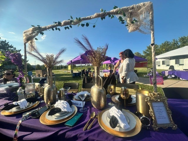 The inaugural Summer Sizzle: Diner en Violet at Olive-Harvey College builds community,