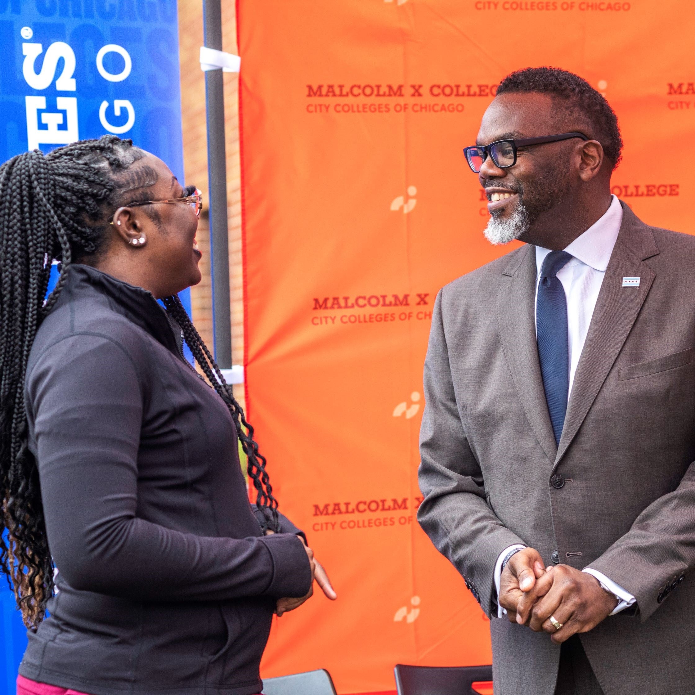 City Colleges of Chicago Breaks Ground on Expansion of Malcolm X College West Campus with students, the Mayor, community leaders,  other elected officials and special guests