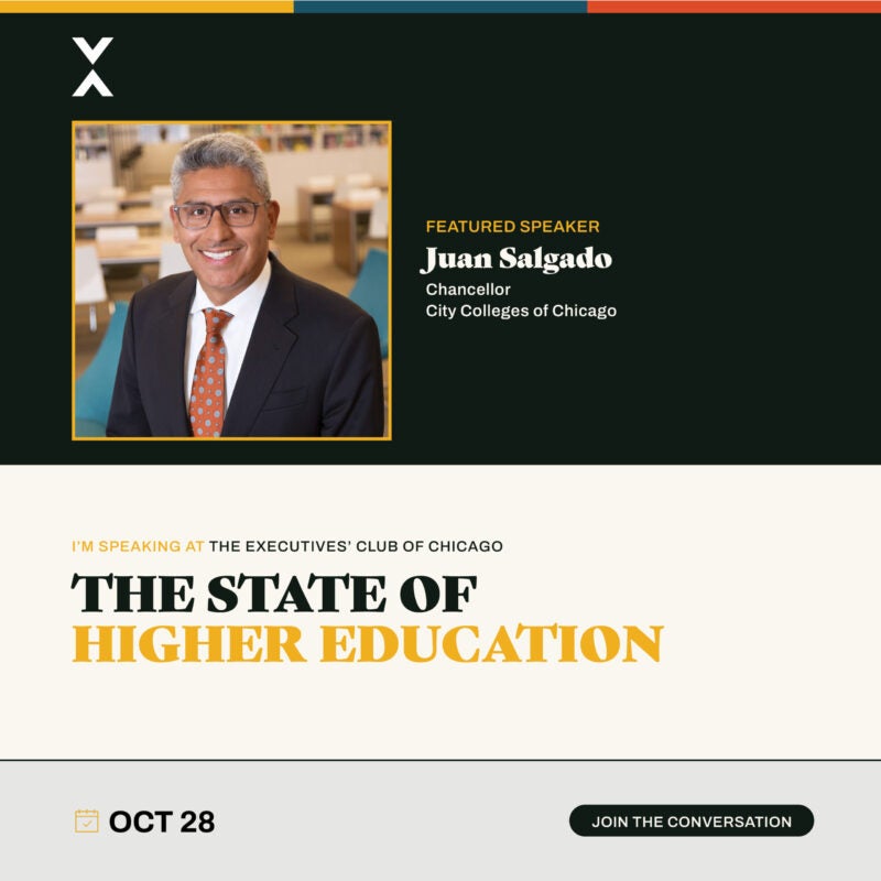 Chancellor Juan Salgado to Join Higher Education Leaders for Discussion on Economic Competitiveness
