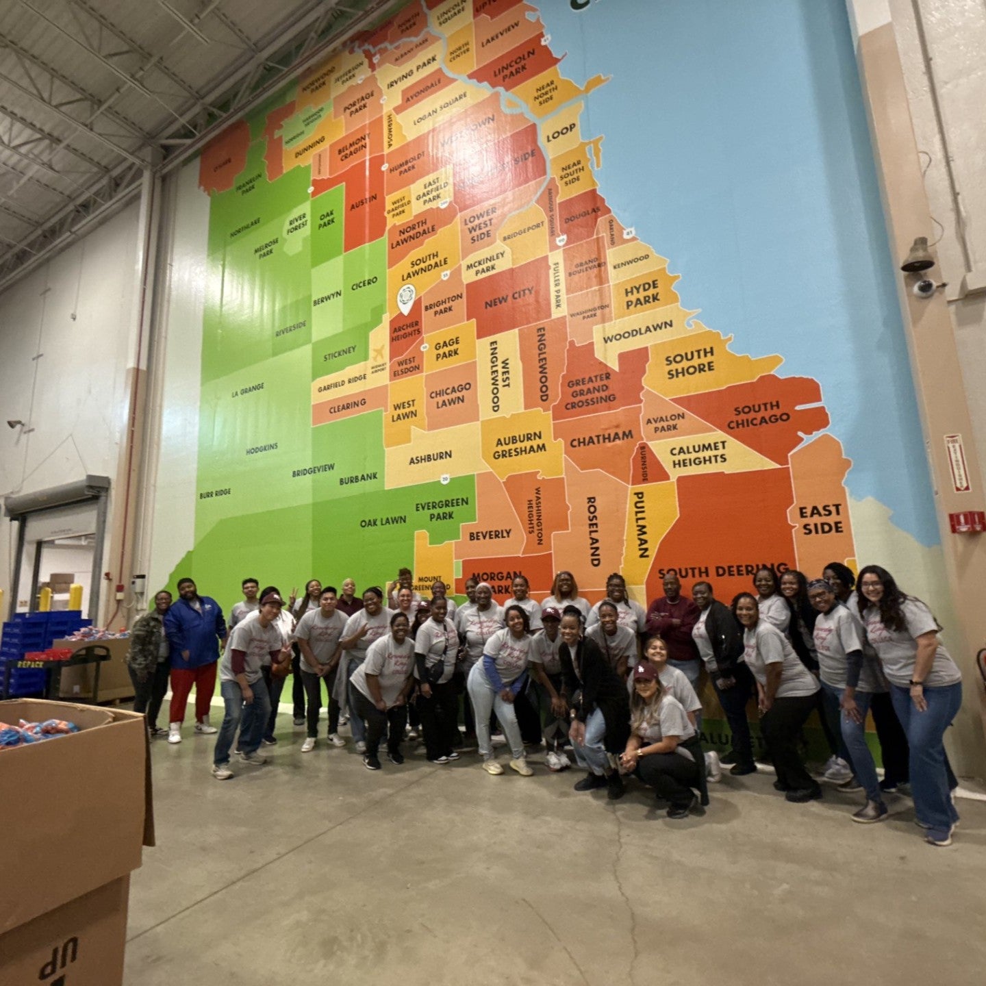 City Colleges Student Services Team Volunteers to Support the Greater Chicago Food Depository